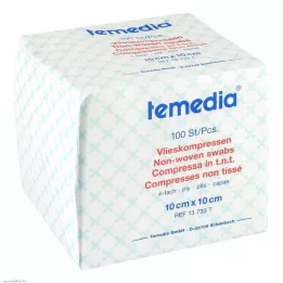 VLIESKOMPRESSEN 10x10 cm-es nem steril 4-szeres, 100 db