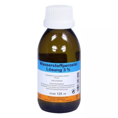 WASSERSTOFFPEROXID 3%-os ph.eur. oldat, 125 ml