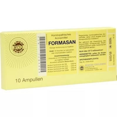 FORMASAN Injekciós ampullák, 10X2 ml