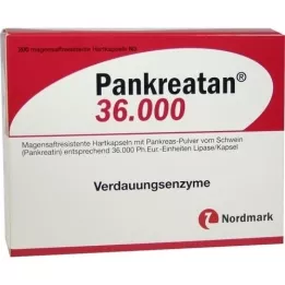 PANKREATAN 36 000 bélsavval bevont kemény kapszula, 200 db