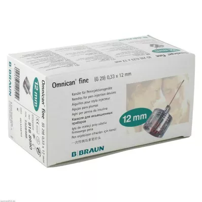 OMNICAN finom Pen kanül 0,33x12 mm, 100 db