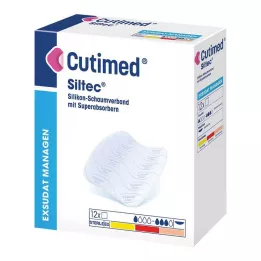 CUTIMED Siltec habszivacs kötszer 15x15 cm nem tapadó, 12 db