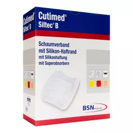 CUTIMED Siltec B habkötszer 12,5x12,5 cm ragasztóval, 12 db
