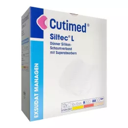 CUTIMED Siltec L habkötszer 10x10 cm, 12 db