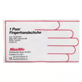 HANDSCHUHE 10-es pamut méret, 2 db