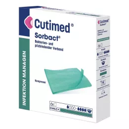 CUTIMED Sorbact kompressz 7x9 cm, 6 db