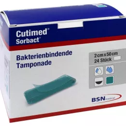 CUTIMED Sorbact tamponádok 2x50 cm, 24 db