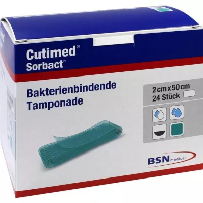 Cutimed Sorbact tamponádok 2x50 cm, 24 db