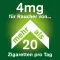 NICORETTE Rágógumi 4 mg fehérmenta, 105 db
