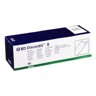 BD DISCARDIT II fecskendő 20 ml, 80X20 ml