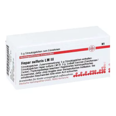 Lm Hepar Sulfuris III gömbök (5 g) Lm Hepar Sulfuris III gömbök (5 g)