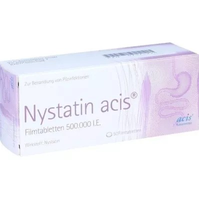 NYSTATIN acis filmtabletta, 50 db