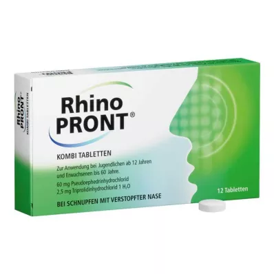 RhinoPRONT® kombinált tabletta, 12 db RhinoPRONT® kombinált tabletta, 12 db