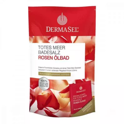 DERMASEL Holt-tengeri fürdősó+Rózsa SPA, 1 p