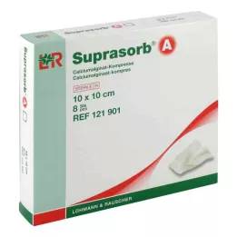 SUPRASORB A Kalcium-alginát kompressz 10x10 cm, 8 db