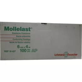 MOLLELAST Kötés 6 cmx4 m fehér laza, 100 db