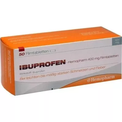 IBUPROFEN Hemopharm 400 mg filmtabletta, 50 db