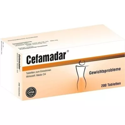 CEFAMADAR Tabletták, 200 db
