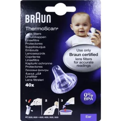 BRAUN THERMOSCAN Védősapkák LF40, 40 db