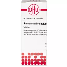 AMMONIUM BROMATUM D 12 tabletta, 80 db