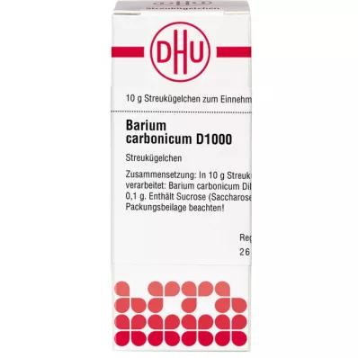 BARIUM CARBONICUM D 1000 gömböcske, 10 g