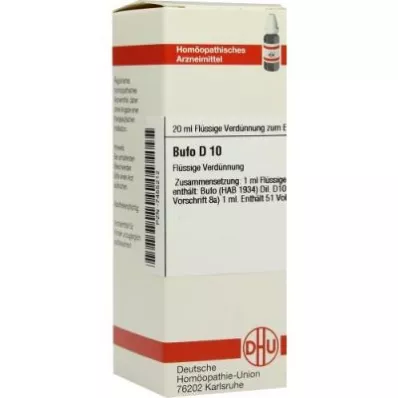 BUFO D 10 Hígítás, 20 ml
