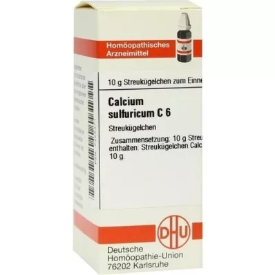 CALCIUM SULFURICUM C 6 golyócskák, 10 g