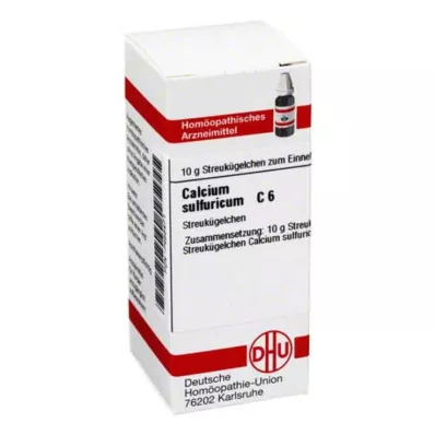 DHU Calcium sulfuricum C 6 gömböcskék, 10 g DHU Calcium sulfuricum C 6 gömböcskék, 10 g