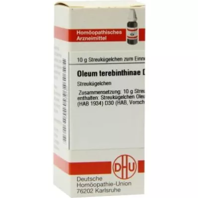 OLEUM TEREBINTHINAE D 30 gömböcskék, 10 g