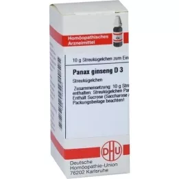 PANAX GINSENG D 3 gömböcskék, 10 g