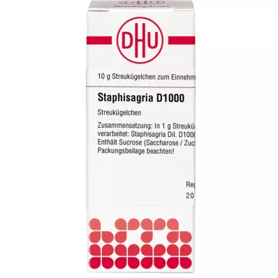 STAPHISAGRIA D 1000 gömböcske, 10 g