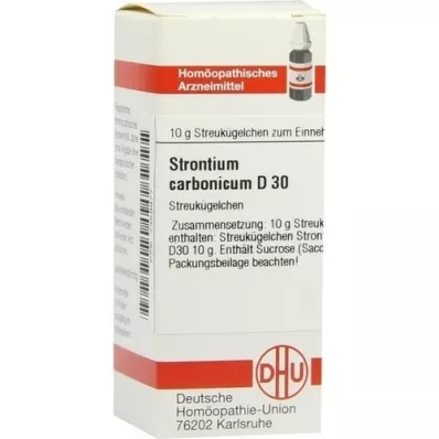 STRONTIUM CARBONICUM D 30 gömböcskék, 10 g