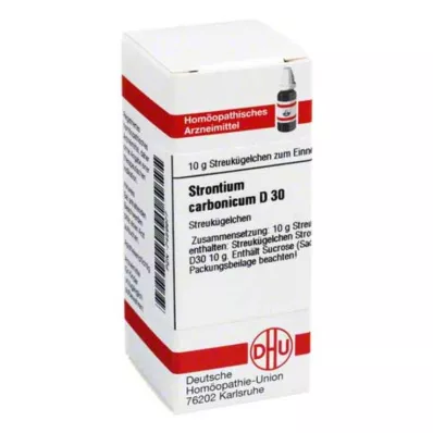 STRONTIUM CARBONICUM D 30 gömböcskék, 10 g