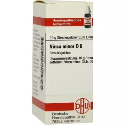 VINCA MINOR D 6 gömböcske, 10 g