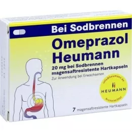 OMEPRAZOL Heumann 20 mg b.Sodbr.gastric.juice.hardc., 7 db