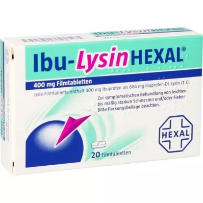 IBU-LYSINHEXAL Filmtabletta, 20 db