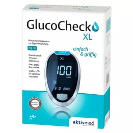 GLUCOCHECK XL Vércukorszintmérő készlet mg/dl, 1 db