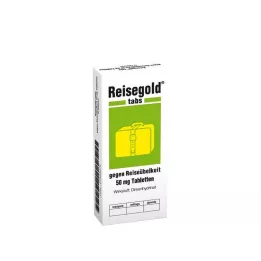 REISEGOLD Tabs az utazási betegség ellen, 10 db
