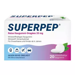SUPERPEP® Travel rágógumi drazsé, 20 db