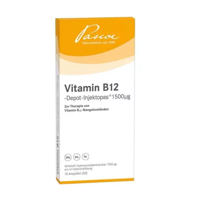 B12-vitamin depó injekció 1500 µg injekciós oldat, 10X1 ml B12-vitamin depó injekció 1500 µg injekciós oldat, 10X1 ml
