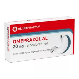 OMEPRAZOL AL 20 mg gyomorégés esetén, 7 óra