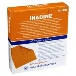 INADINE Kenőcsös géz w. PVP Iod. 9.5x9.5cm, 10 db