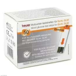 BEURER GL44/GL50 tesztcsíkok, 50 db