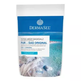 DERMASEL Holt-tengeri fürdősó tisztán, 5 kg