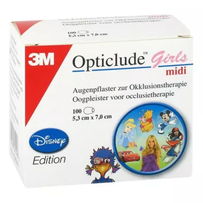 Opticlude 3M Disney Plaster Girls midi 2538MDPG-100, 100 db Opticlude 3M Disney Plaster Girls midi 2538MDPG-100, 100 db