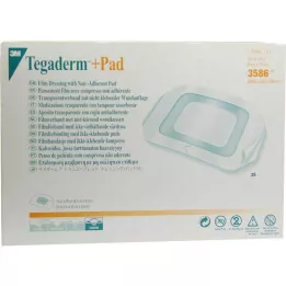 TEGADERM 3M Plus Pad 9x10 cm Ready Made.3586, 25 db