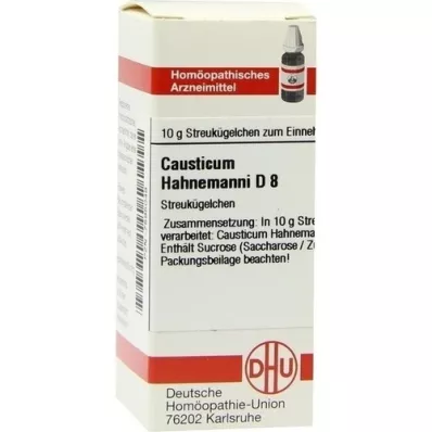 CAUSTICUM HAHNEMANNI D 8 gömböcskék, 10 g