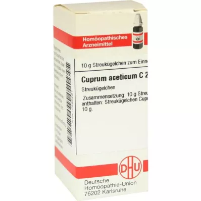 CUPRUM ACETICUM C 200 golyócskák, 10 g CUPRUM ACETICUM C 200 golyócskák, 10 g