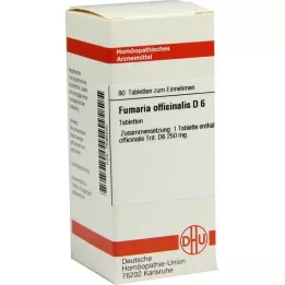 FUMARIA OFFICINALIS D 6 tabletta, 80 db