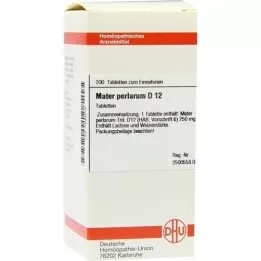 MATER PERLARUM D 12 tabletta, 200 db